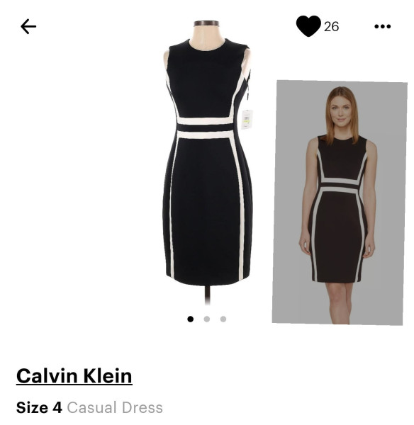 Vestido Calvin Klein