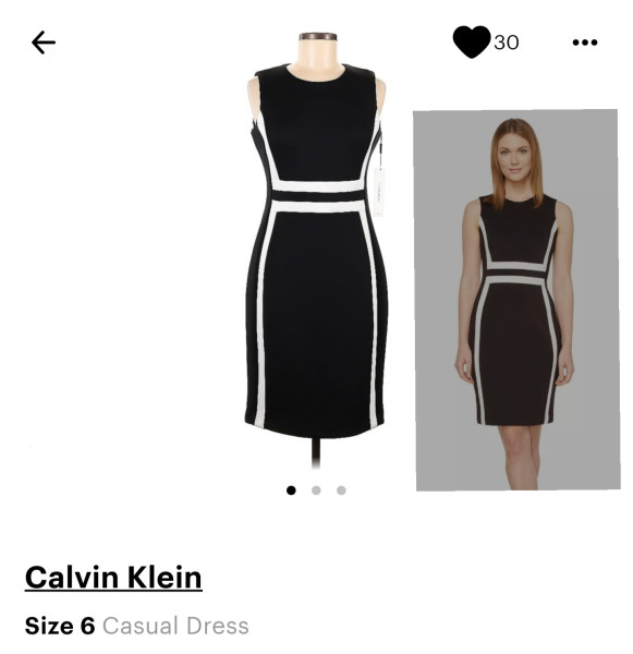 Vestido Calvin Klein