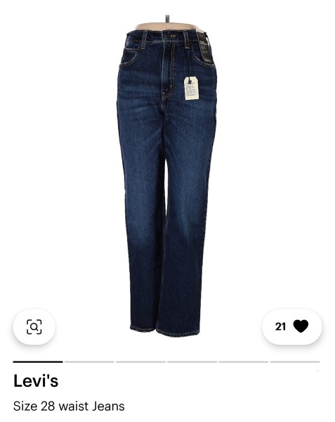 Pantalon Levis Color Azul