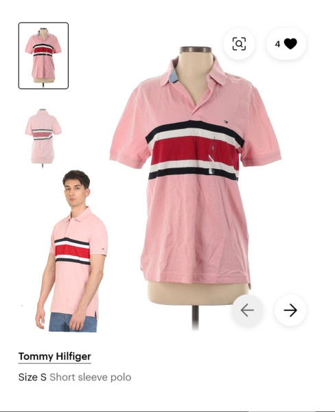 Camisa Tommy Hilfiger Talla S